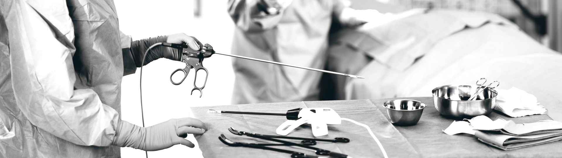 Applicazioni laparoscopiche avanzate con strumenti completamente riutilizzabili.